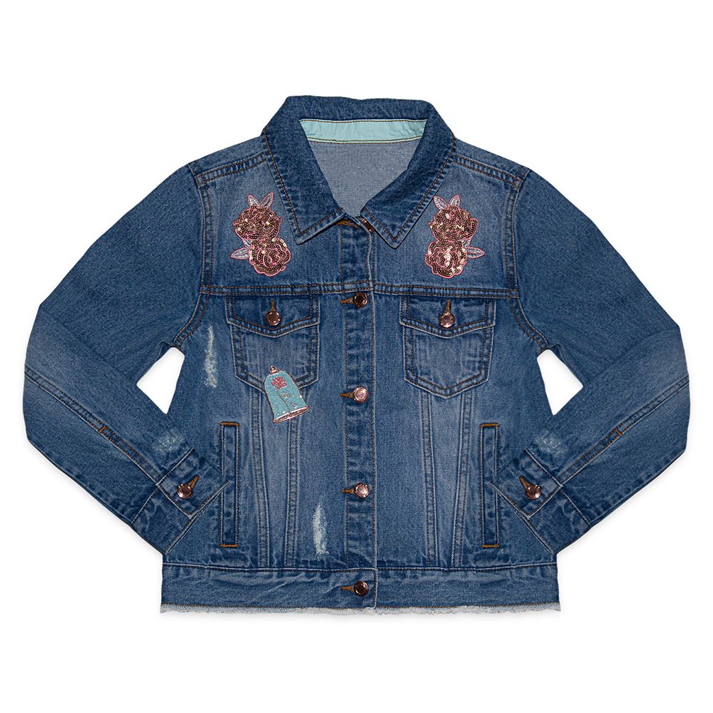 Belle Denim Jacket for Girls Official shopDisney