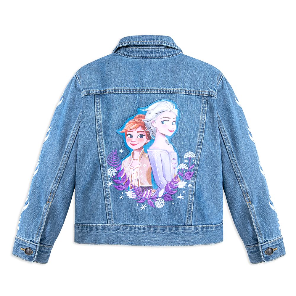 Anna and Elsa Denim Jacket for Girls – Frozen 2