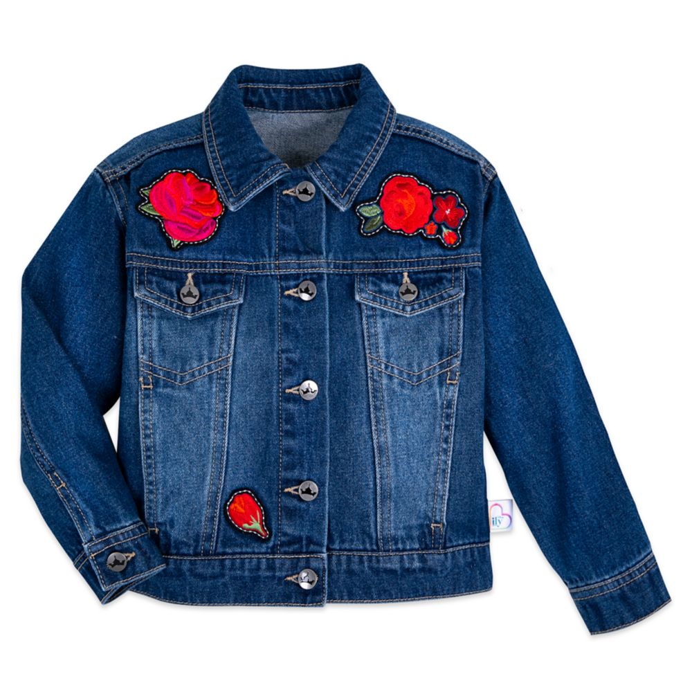 Disney ily 4EVER Denim Jacket for Girls Inspired by Belle – Beauty and the Beast