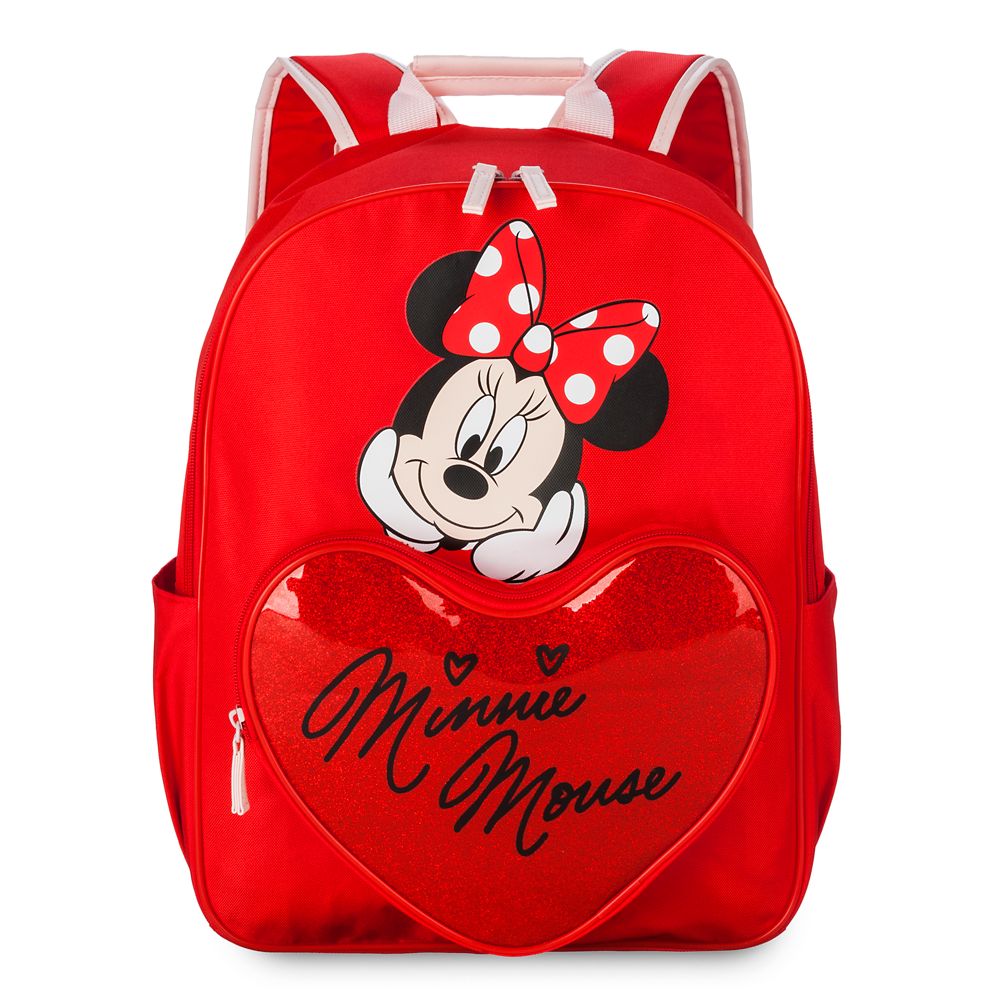 Minnie Mouse Heart Backpack is now available online