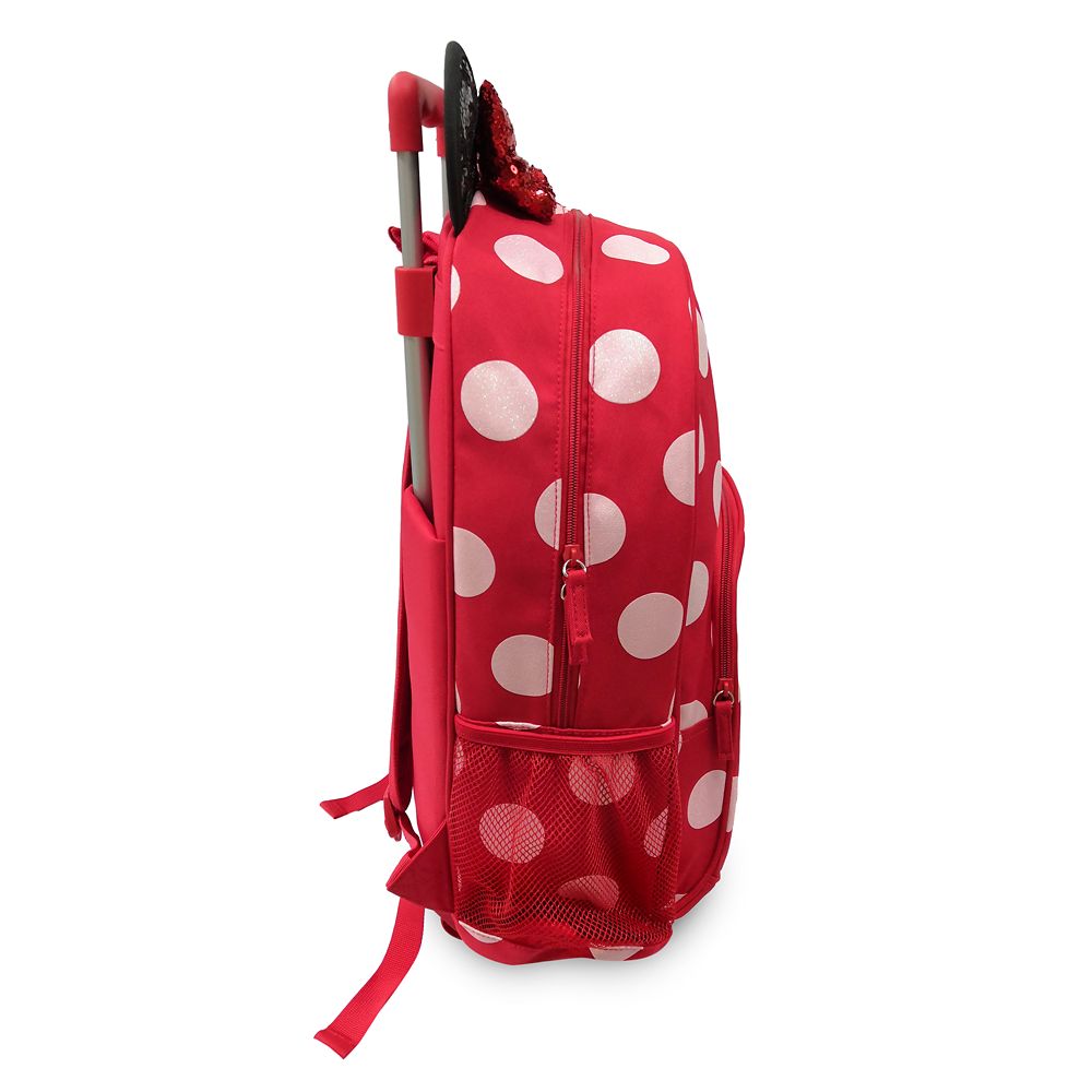 Minnie Mouse Polka Dot Rolling Backpack