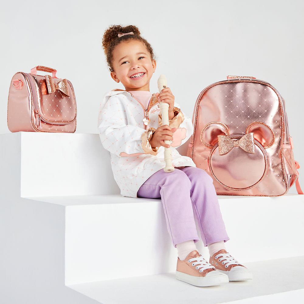 Minnie mouse outlet rose gold backpack