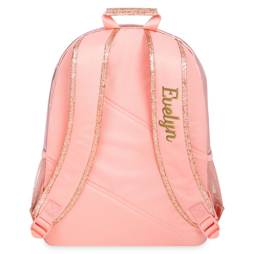 Minnie Mouse Rose Gold Backpack – Personalized