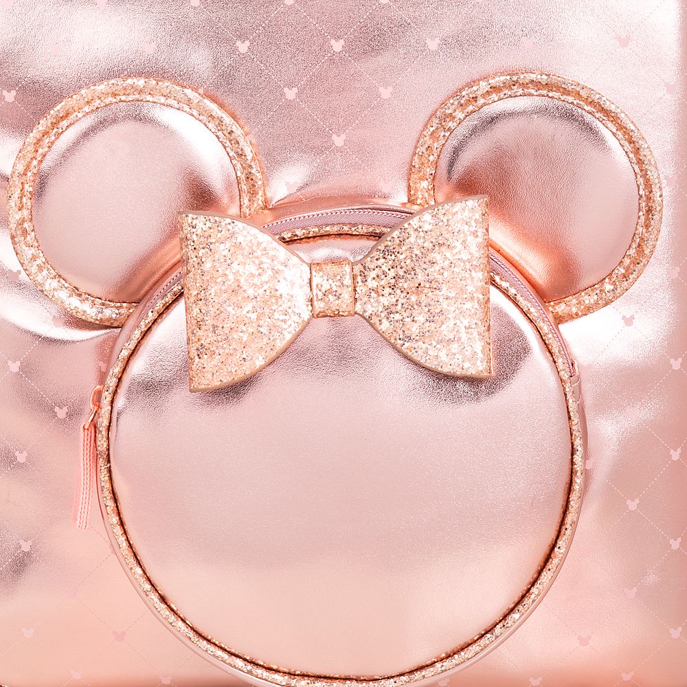 Minnie Mouse Rose Gold Backpack – Personalized