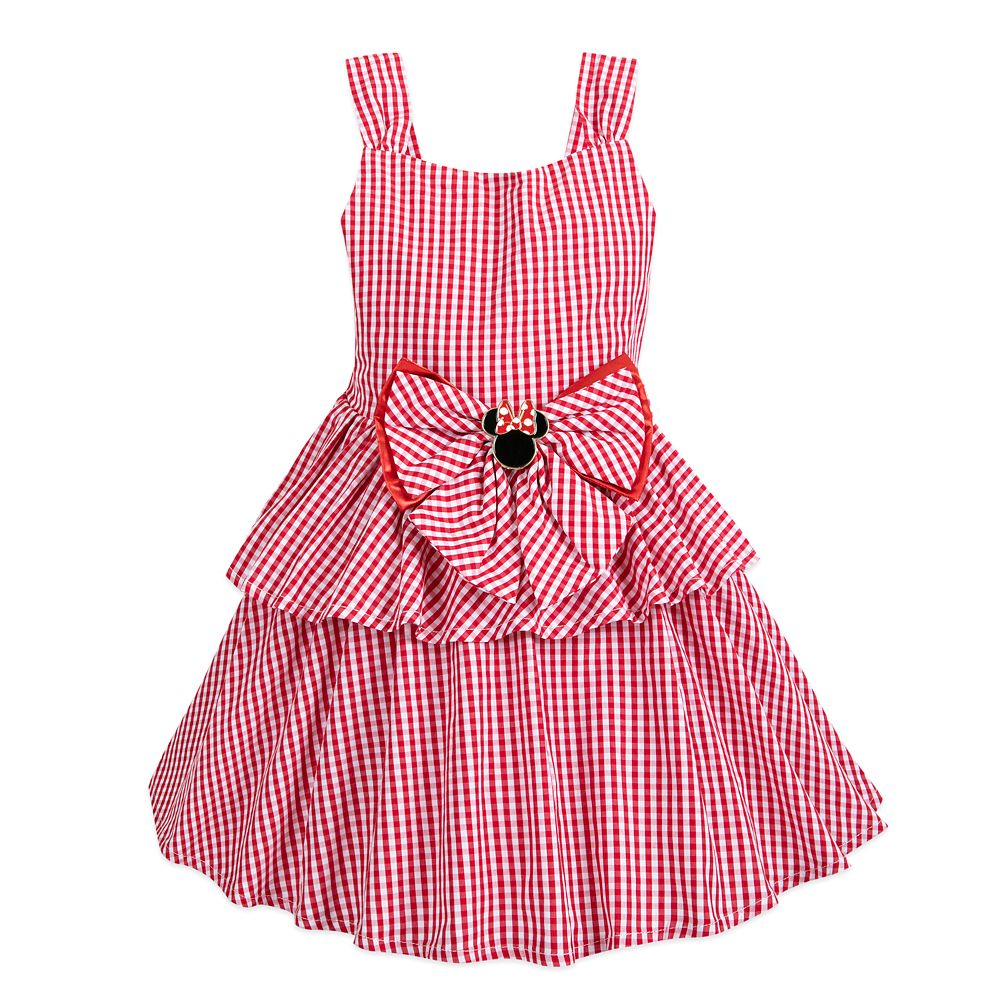 girls pink gingham dress