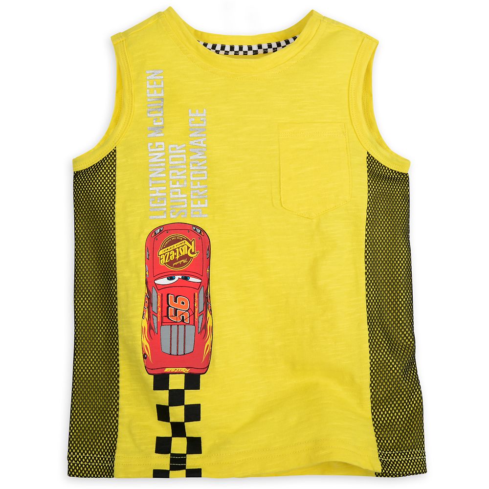 Lightning McQueen Tank Top and Shorts Set for Boys