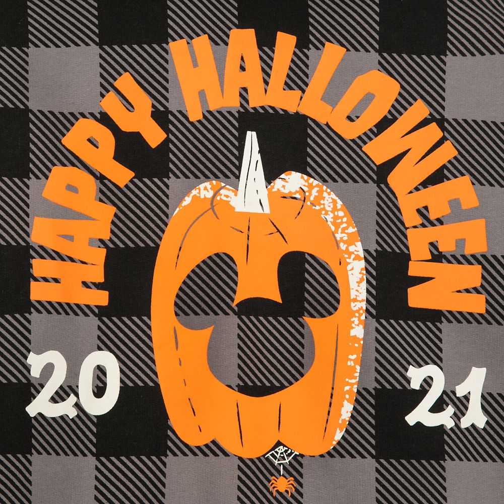 Mickey Mouse Plaid Halloween Zip Hoodie for Kids