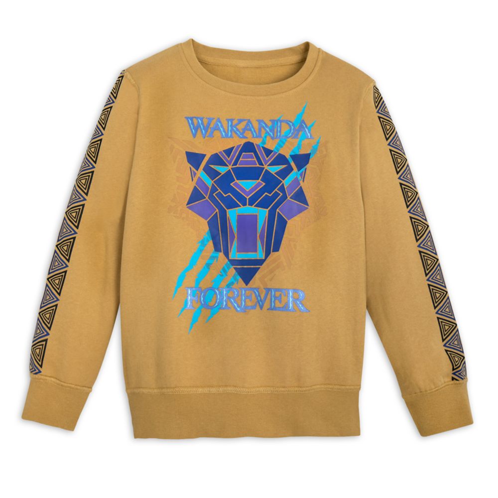 Black Panther: Wakanda Forever Pullover Sweatshirt for Kids now out for purchase