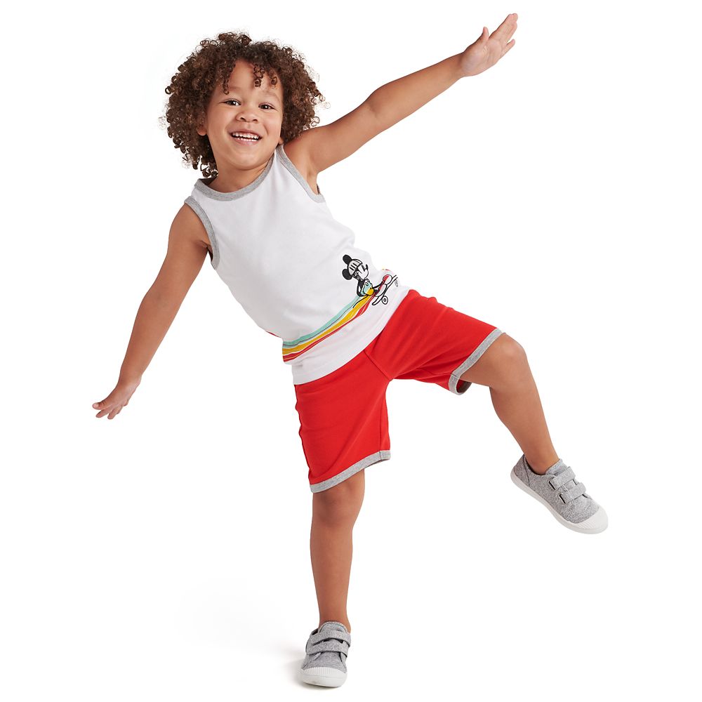Mickey Mouse Tank Top and Shorts Set for Boys