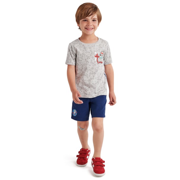 Forky T-Shirt and Shorts Set for Boys – Toy Story 4