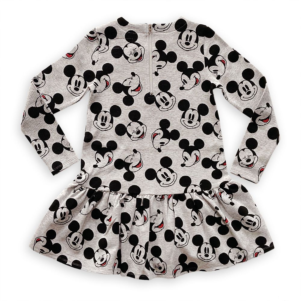 Mickey Mouse Grayscale Dress and Headband Set for Girls is now