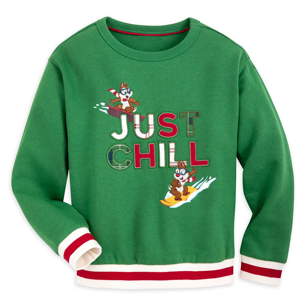 Chip 'n Dale Holiday Pullover Sweatshirt for Kids