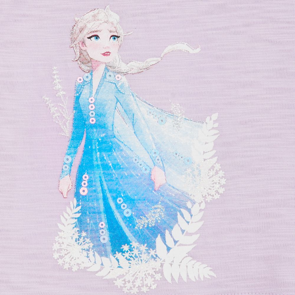 Elsa Shirt and Skirt Set for Girls