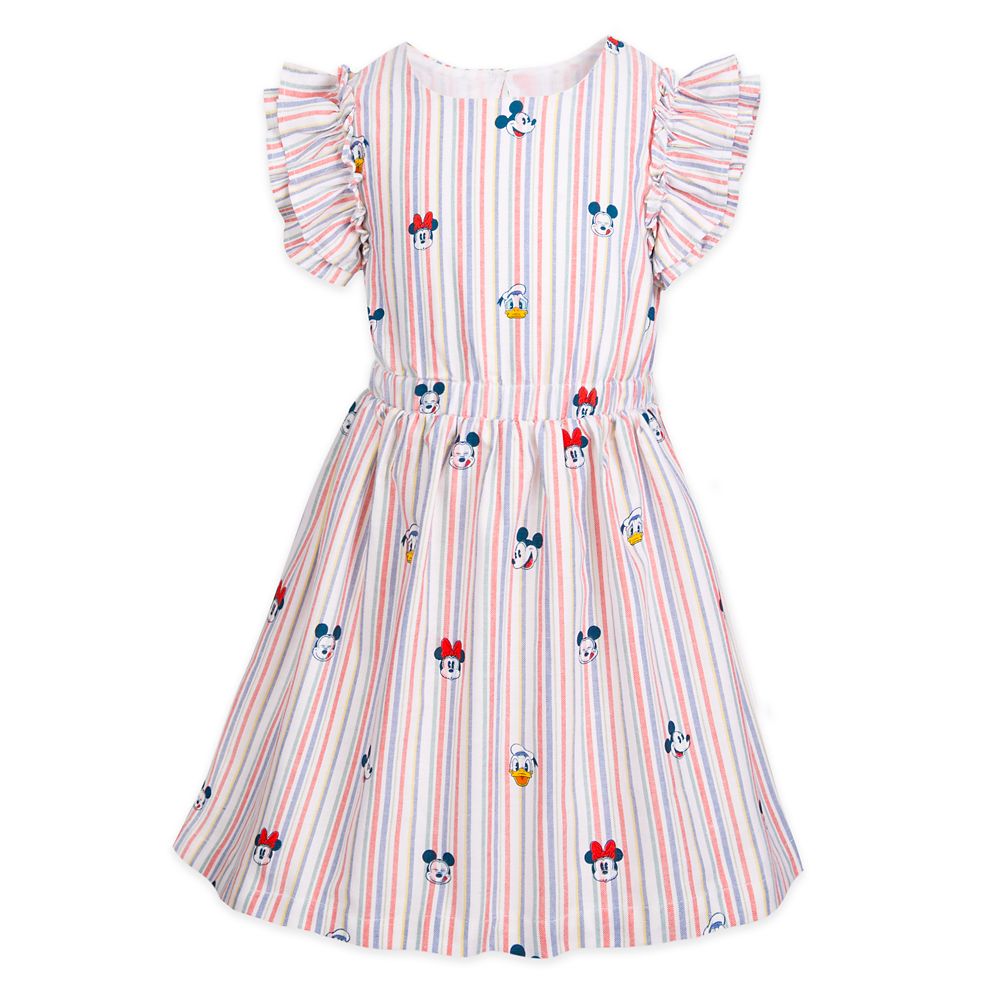 Mickey Mouse and Friends Summer Fun Woven Dress for Girls