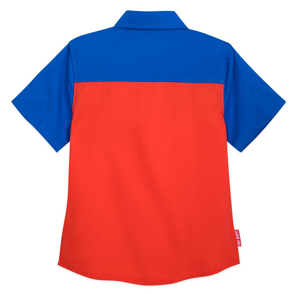 Mickey Mouse and Pluto Woven Shirt for Toddlers
