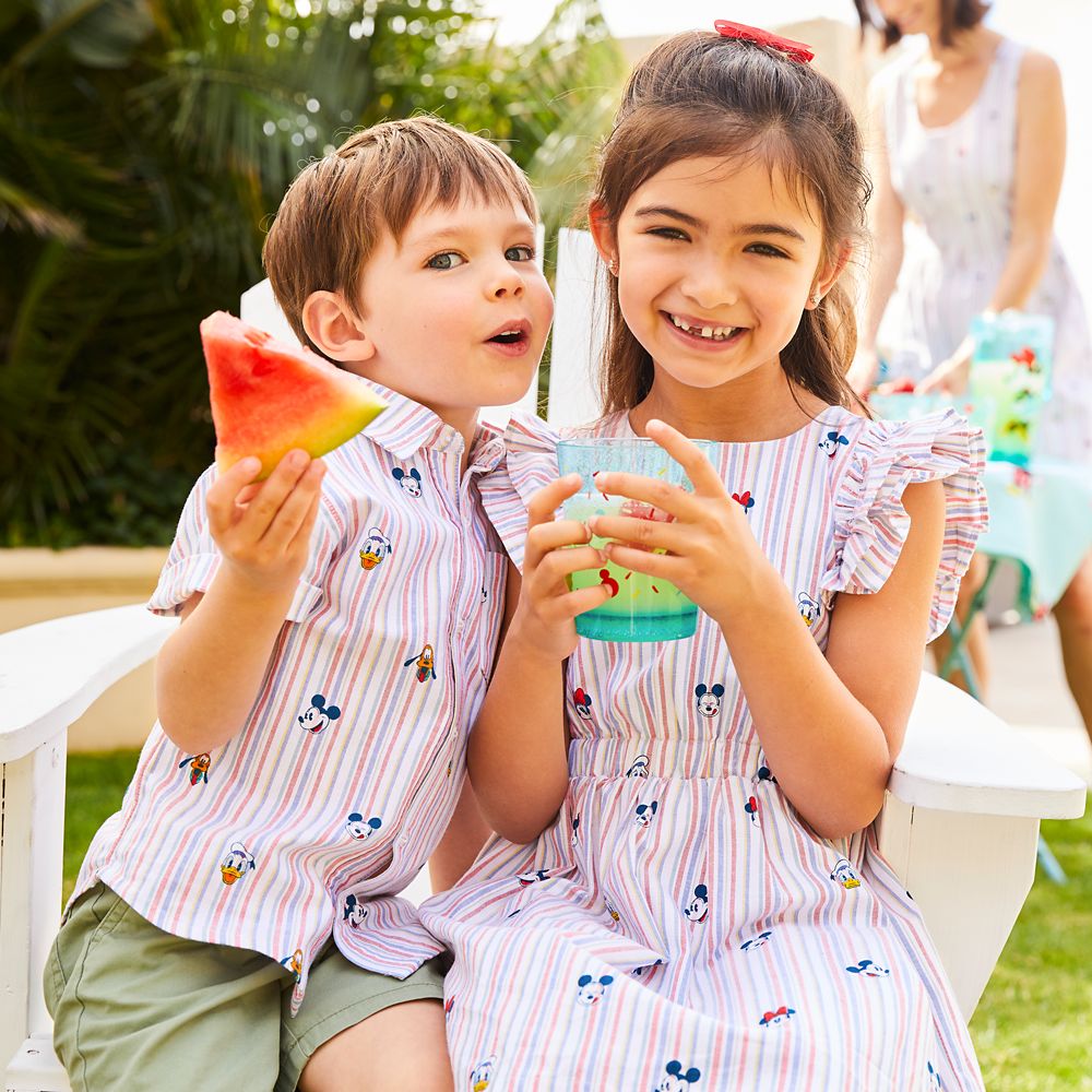 Mickey Mouse and Friends Summer Fun Woven Shirt for Boys