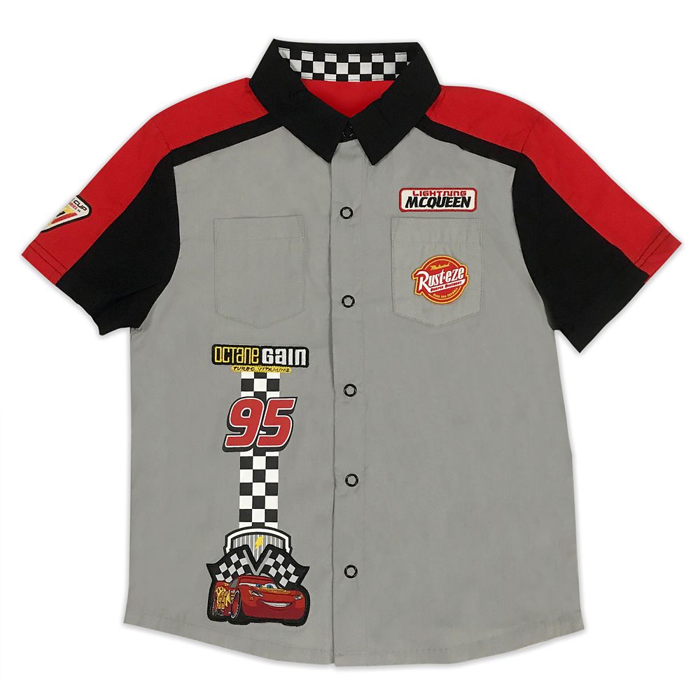 Lightning McQueen Woven Shirt for Boys