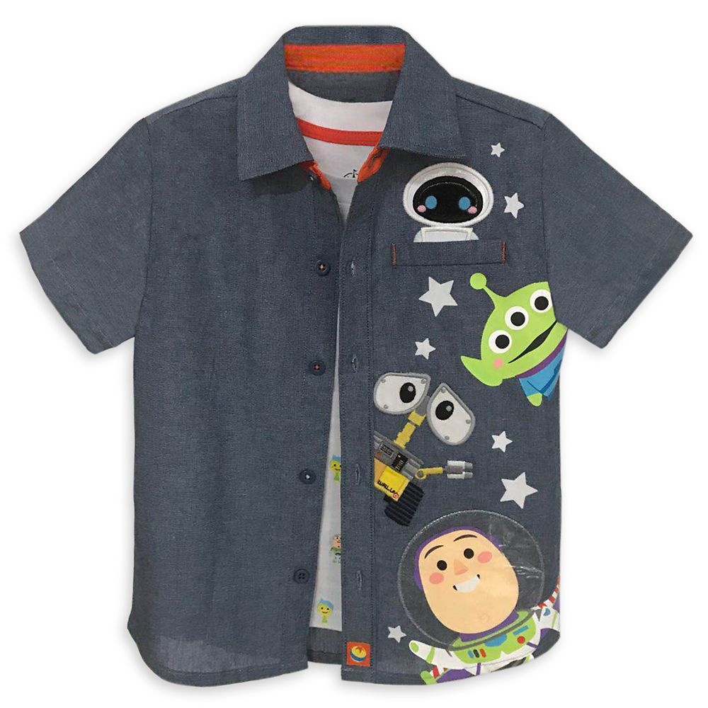 World of Pixar Woven Shirt and T-Shirt Set for Toddlers