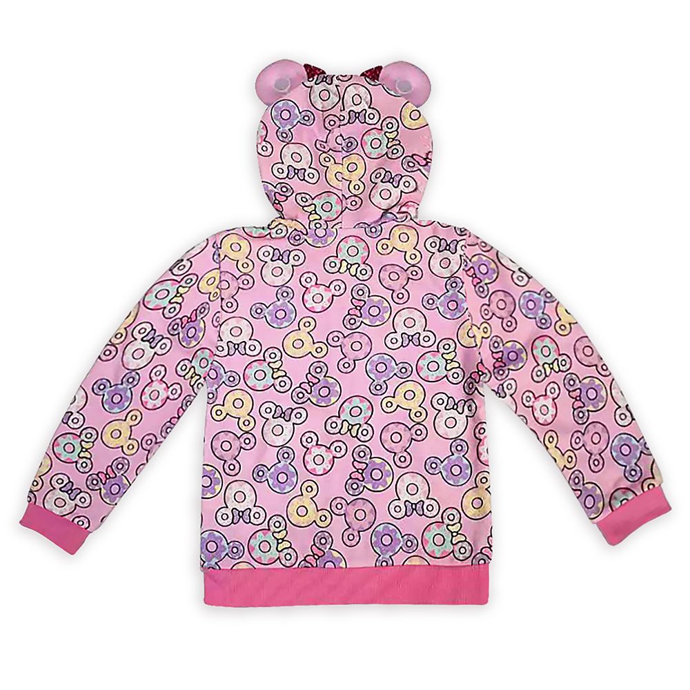 Minnie Mouse Donut Zip-Up Hoodie for Girls