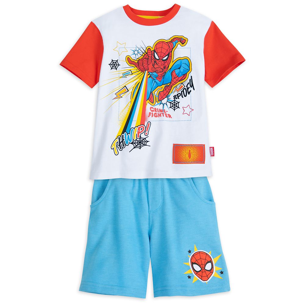 Spider-Man T-Shirt and Shorts Set for Boys