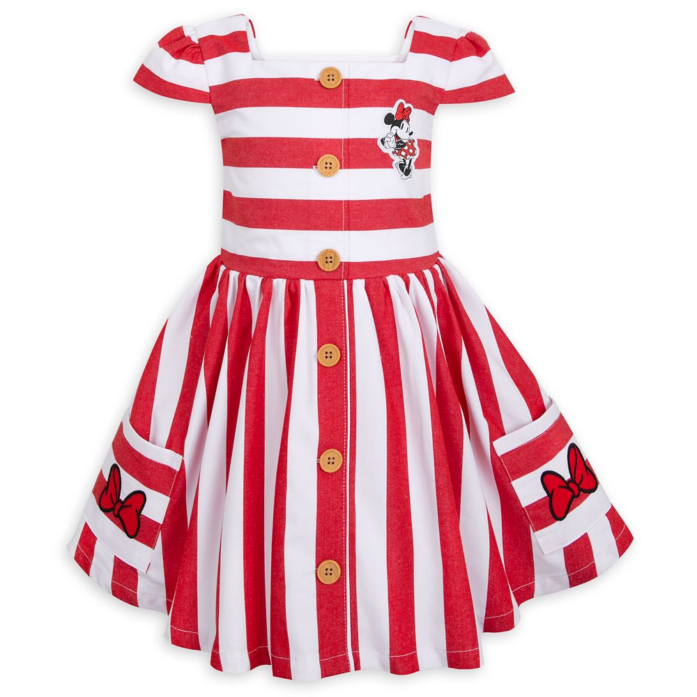 Minnie Mouse Striped Dress for Girls now out for purchase