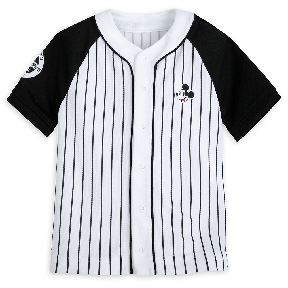 Disney Mens Mickey Mouse Baseball Jersey - Mens Classic Mickey Mouse Mesh  Button Down Baseball Jersey Mickey Mouse Fashion Shirt (White, Small) at   Men's Clothing store