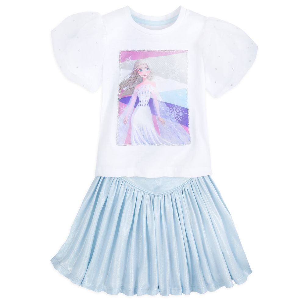 Elsa Top and Skirt Set for Girls – Frozen