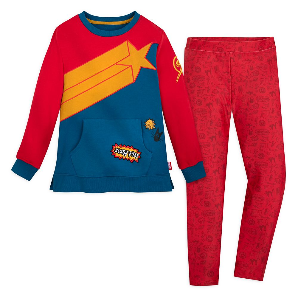 Ms. Marvel Top and Pants Set for Girls is now available