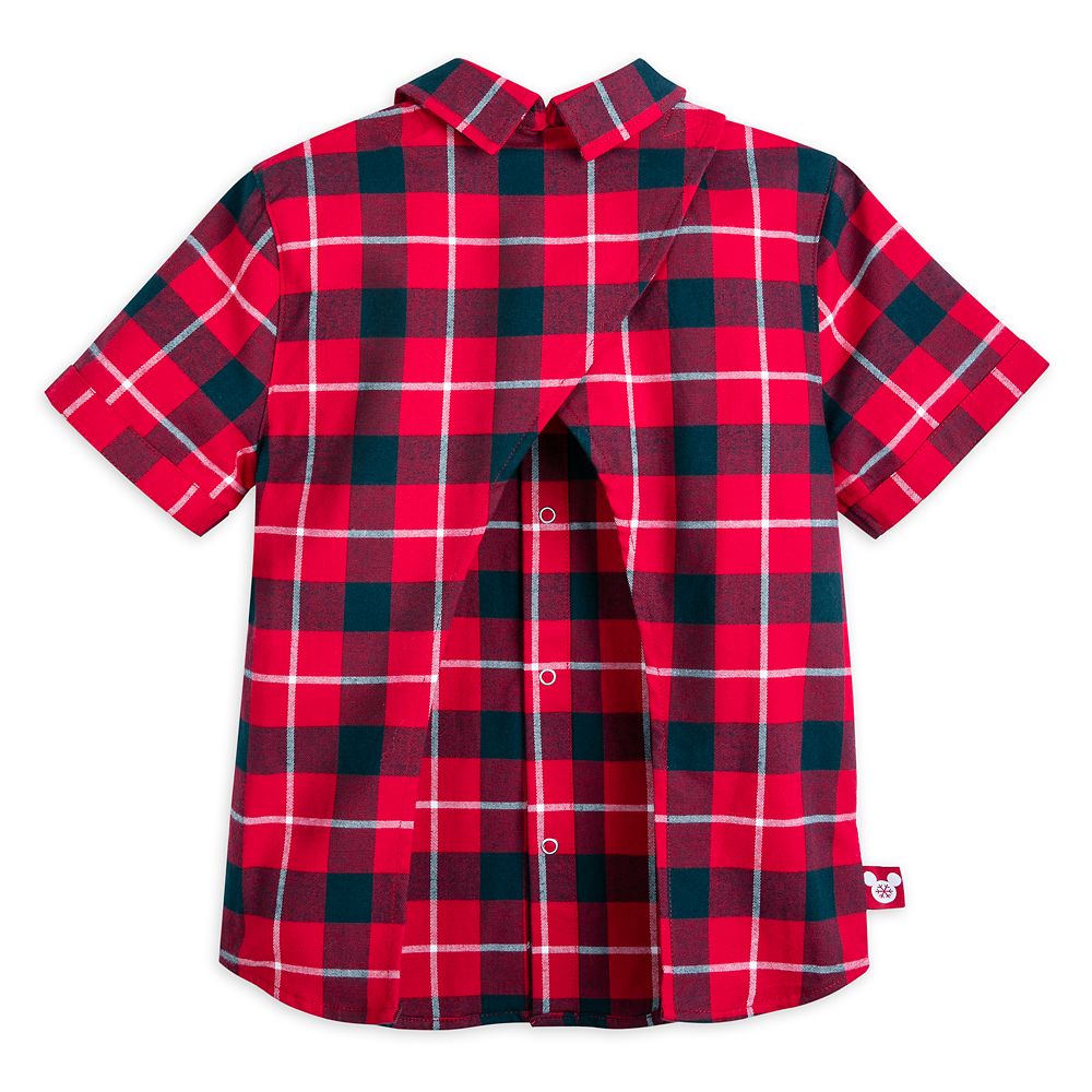 Mickey Mouse Holiday Adaptive Woven Shirt for Boys – Personalized