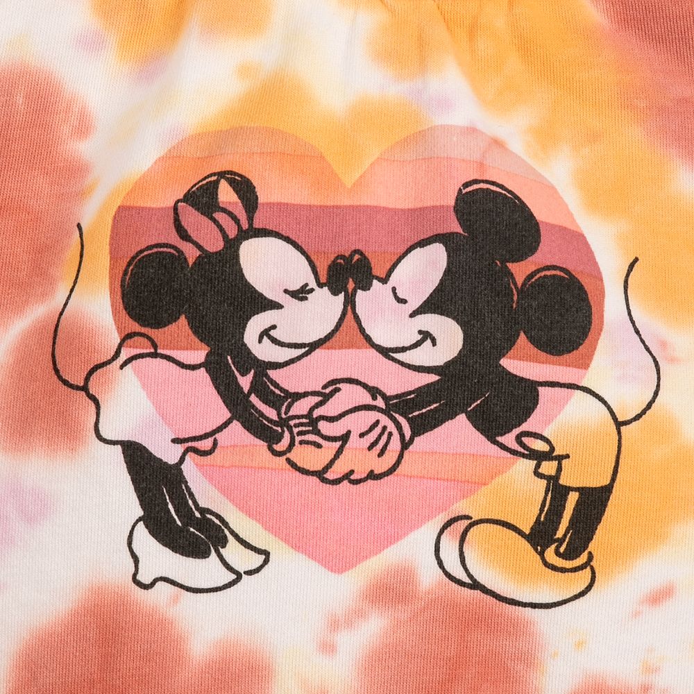 Mickey and Minnie Mouse Tie-Dye Sweatshirt for Kids