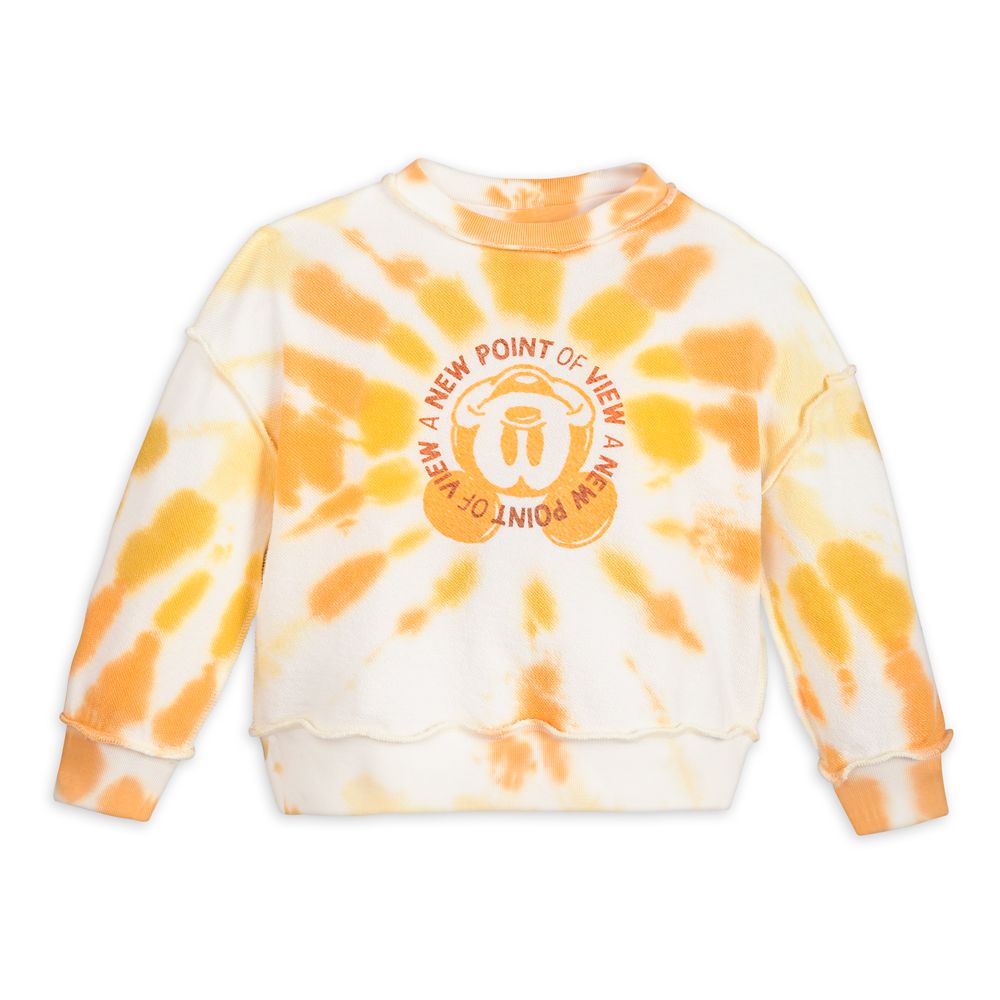 Mickey Mouse ''New Point of View'' Tie-Dye Sweatshirt for Kids