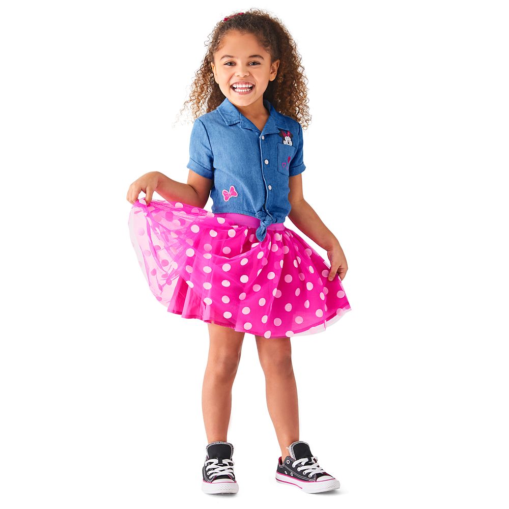 Minnie Mouse Top and Skirt Set for Girls