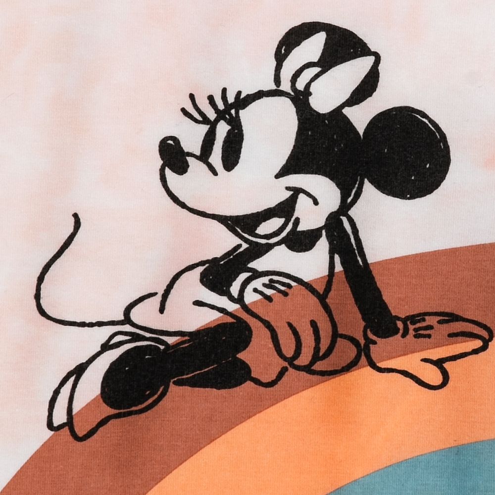 Mickey and Minnie Mouse Tie-Dye Top for Girls