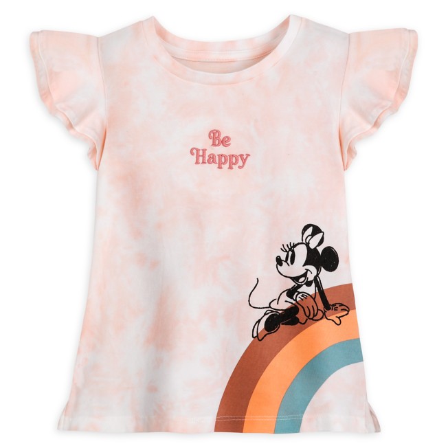 Mickey and Minnie Mouse Tie-Dye Top for Girls