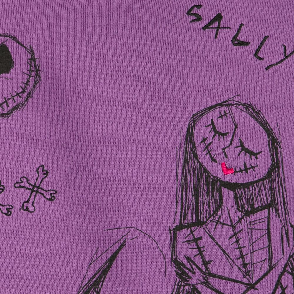 Jack Skellington and Sally Pullover Hoodie for Girls &ndash; Tim Burton's The Nightmare Before Christmas