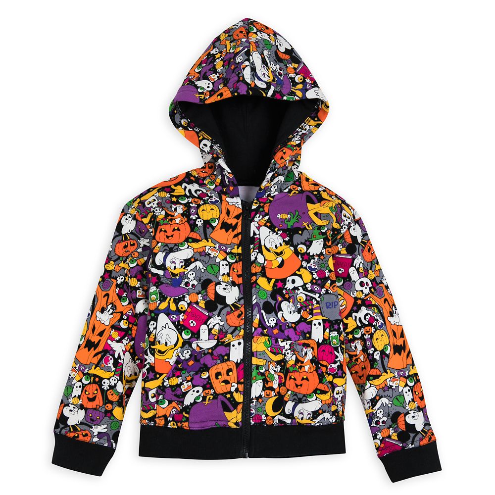 Mickey Mouse and Friends Halloween Zip Hoodie for Kids has hit the shelves