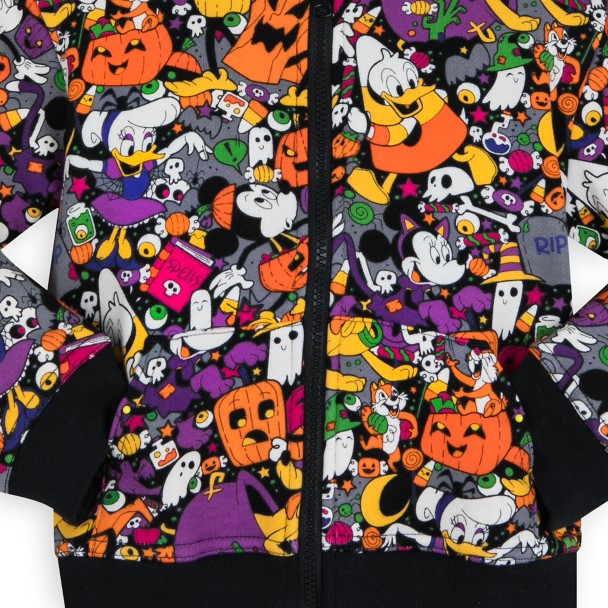 Mickey Mouse and Friends Halloween Zip Hoodie for Kids