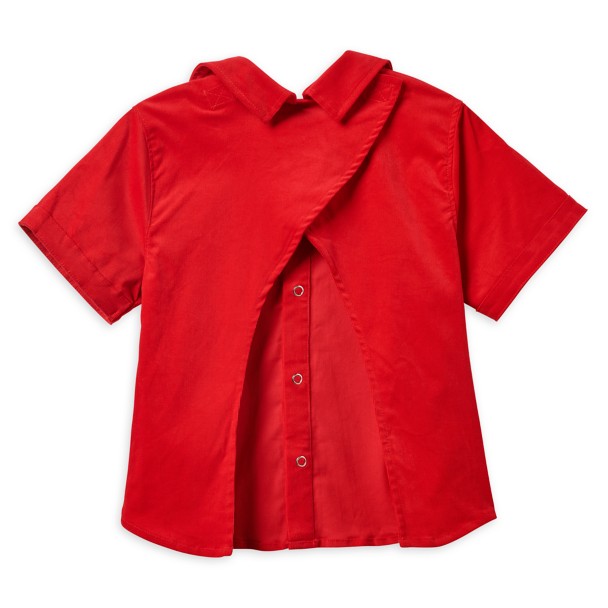Santa Mickey Mouse Adaptive Corduroy Shirt for Kids