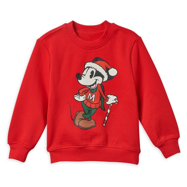 Mickey Mouse Holiday Pullover Sweatshirt for Kids