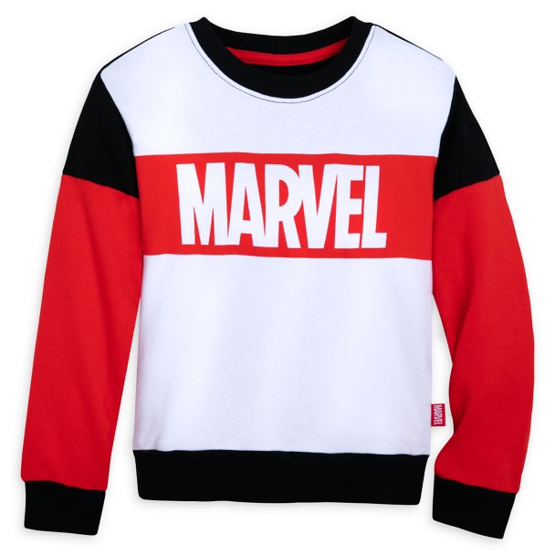 Marvel Logo Sweatshirt and Pants Set for Kids