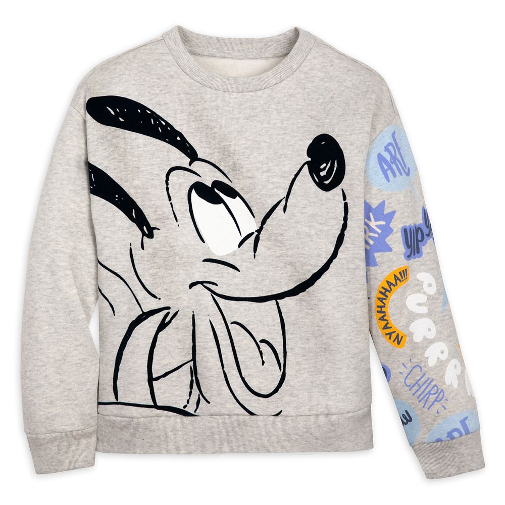 Pluto Pullover Sweatshirt for Kids has hit the shelves for purchase