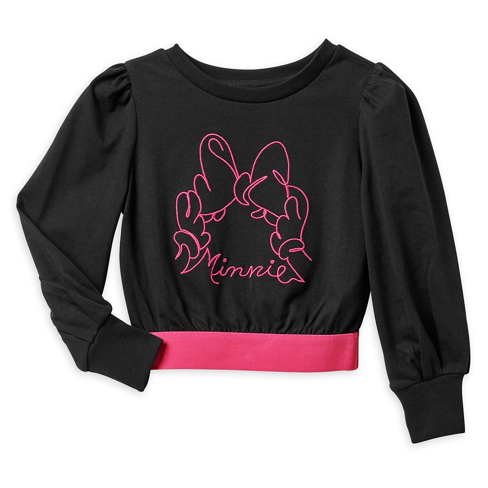 Minnie Mouse Puff Sleeve Fashion Top for Juniors