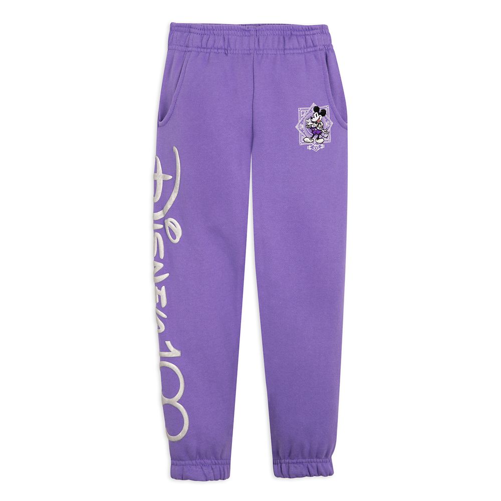 Disney, Pants & Jumpsuits, Disney Nwot Womens 3xl Purple 0th Anniversary  Embroidered Jogger Sweatpants