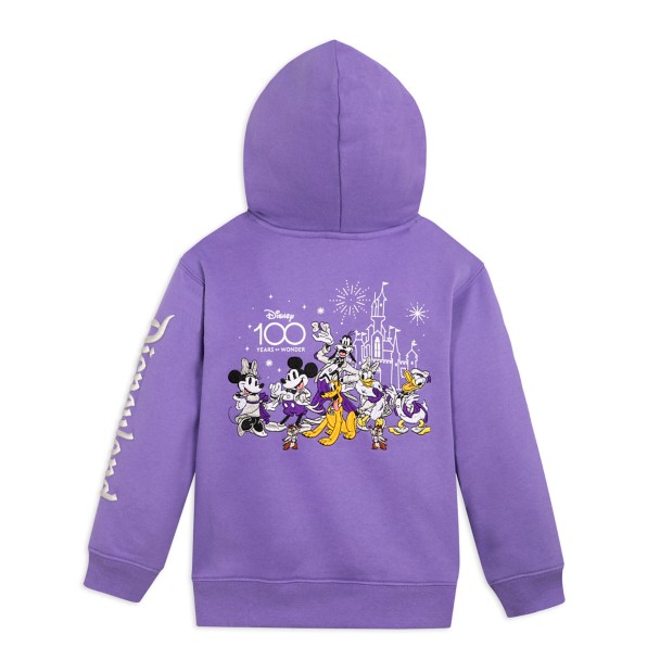 Mickey Mouse and Friends Disney100 Pullover Hoodie for Kids – Disneyland