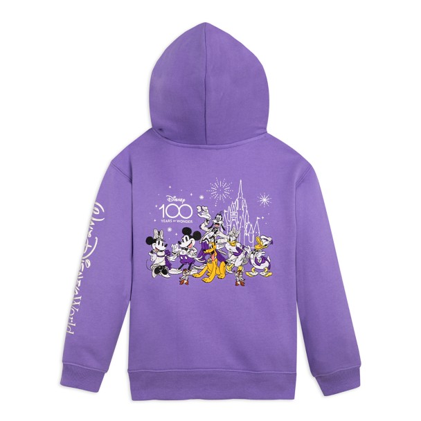 Mickey Mouse and Friends Disney100 Pullover Hoodie for Kids – Walt Disney World
