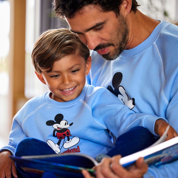 Mickey Mouse Classic Sweatshirt for Kids – Disneyland – Blue