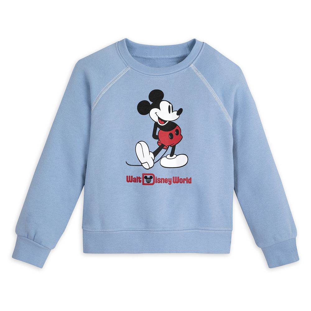 Mickey Mouse Classic Sweatshirt for Kids – Walt Disney World – Blue here now