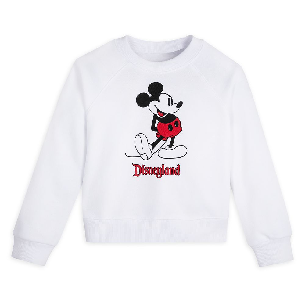 Mickey Mouse Classic Sweatshirt for Kids  Disneyland  White