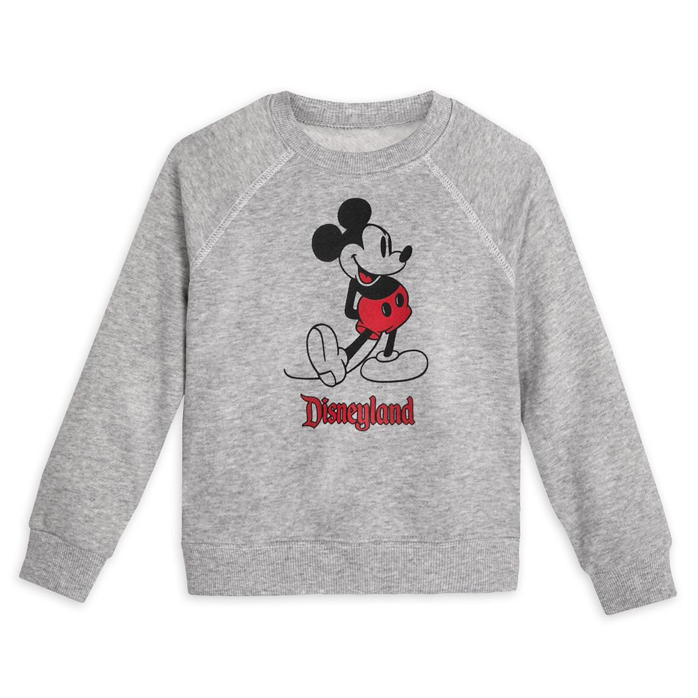 Mickey Mouse Classic Sweatshirt for Kids  Disneyland  Gray