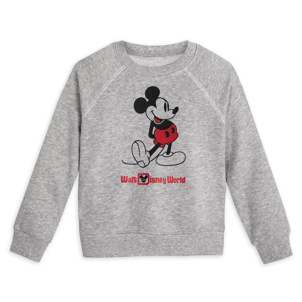 Mickey Mouse Classic Sweatshirt for Kids  Walt Disney World  Gray